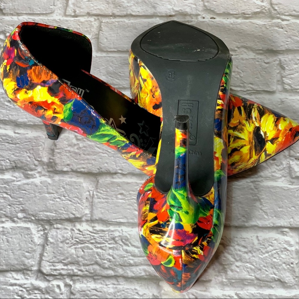 Multi-colored high heels - Picture 5 of 6